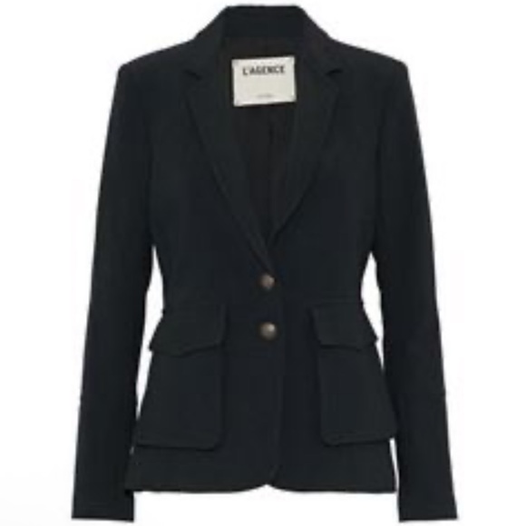 L'Agence Black Classic Black Blazer NWOT - Picture 1 of 7